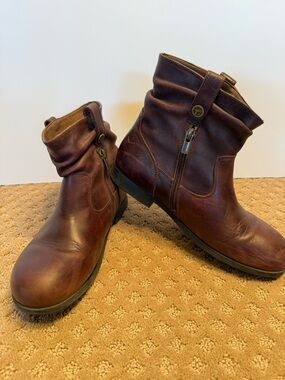 Birkenstock Brown Leather Ankle Boot